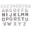 MASTERKIDZ Dwustronne Akrylowe Lustra Litery Liczby Alfabet