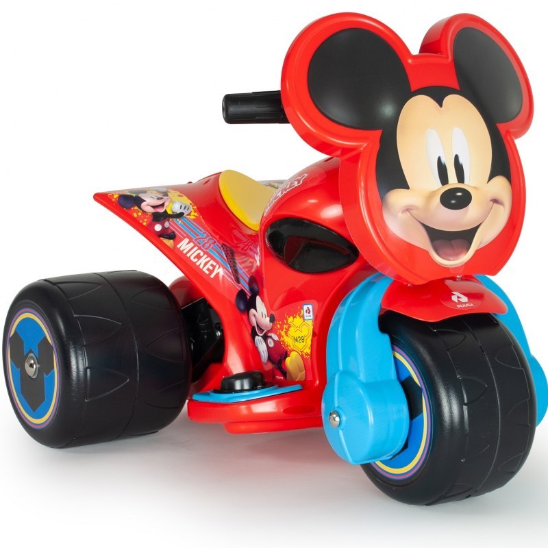 INJUSA Trzykołowiec Myszki Miki Samurai Jeździk dla Dzieci na Akumulator 6V