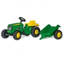 Rolly Toys rollyKid Traktor na pedały John Deere z przyczepką 2-5 lat