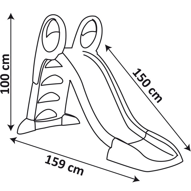 Smoby Zjeżdżalnia KS 150cm powłoka UV Model