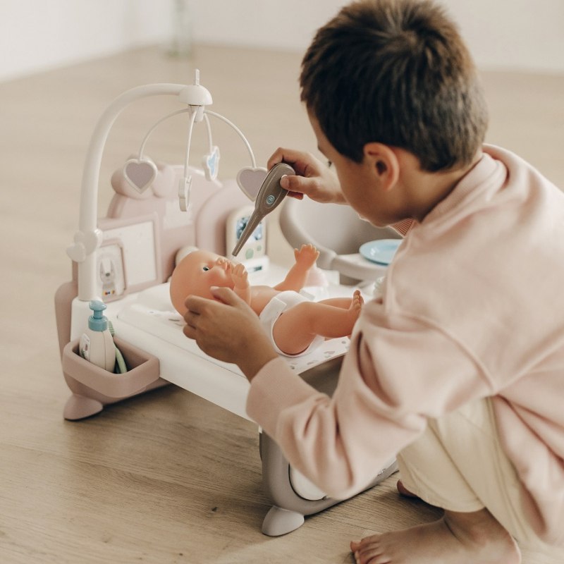 SMOBY Baby Nurse Elektroniczny Kącik Opiekunki + Lalka